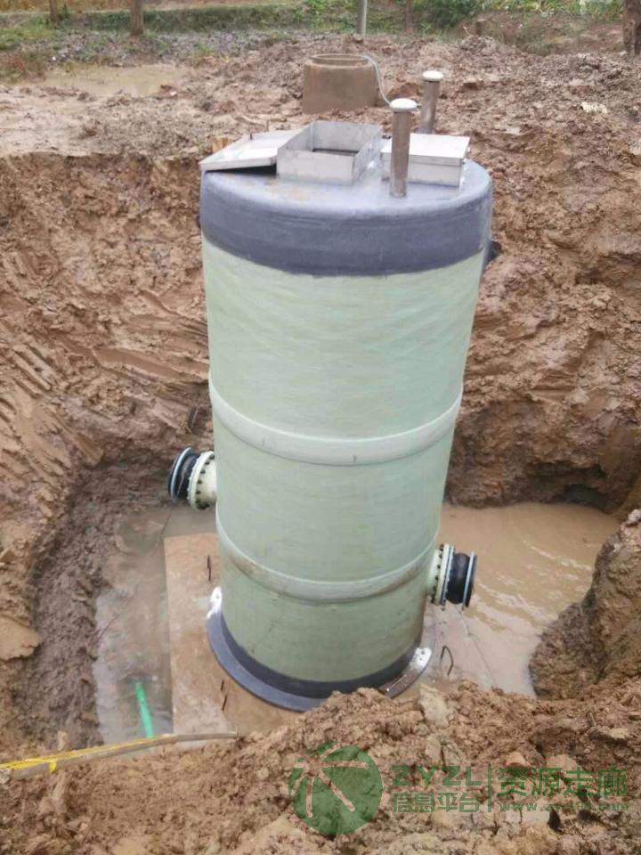 锁住污水就选一体化泵站